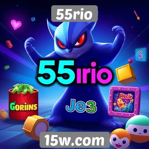 Variedade de jogos disponíveis no 55rio